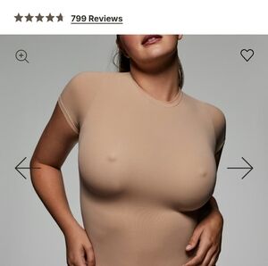 NEW SKIMS Ultimate Nipple Push Up Bra (Clay) 34D